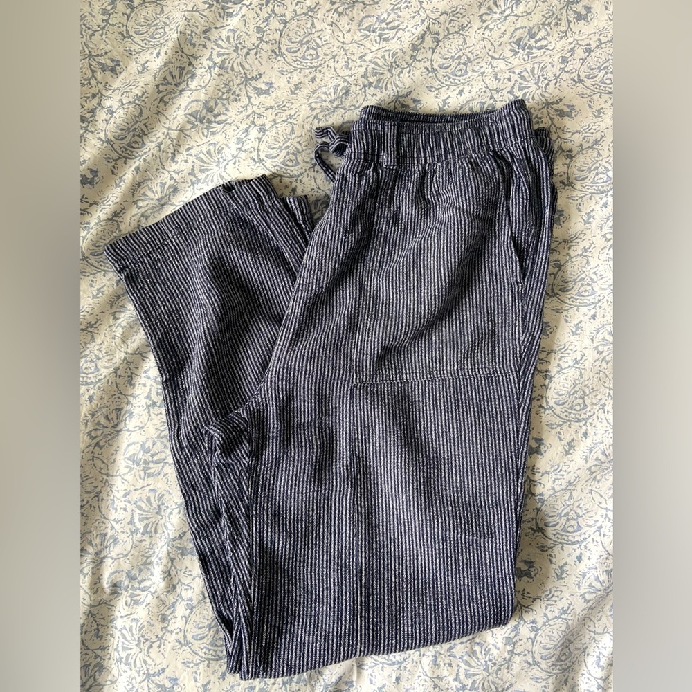 Time and Tru Linen Blend Pull On Pants Size Small - Picture 6 of 7